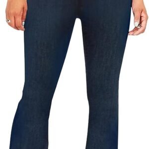 Black High Waist Stretch Bell Bottom Flare Jeans