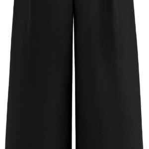 Women Wide Leg Dress Pants 2026 High Waisted Button Pleated Business Casual Trousers Office Work Palazzo Pants