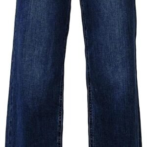 Astylish Women's High Waisted Wide Leg Straight Jeans