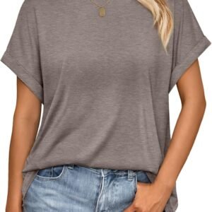 Oversized Short Sleeve Business Casual T-Shirt